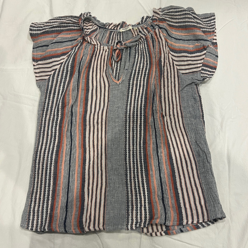 Striped Peasant Top